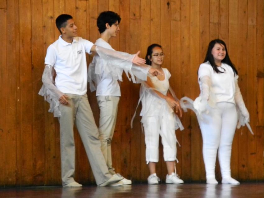 Acto cívico 4to.Bachillerato