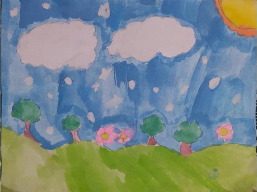 Expo de pinturas, Primaria