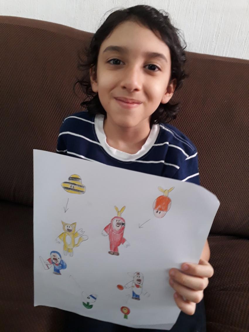 Expo de dibujo, Primaria