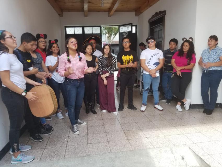 Visita a hogar de niños