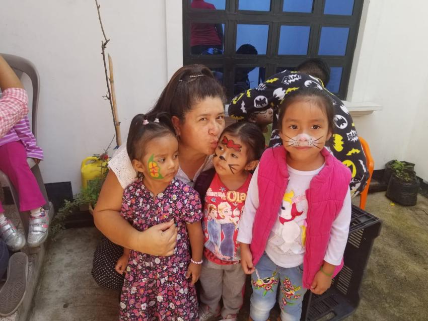 Visita a hogar de niños