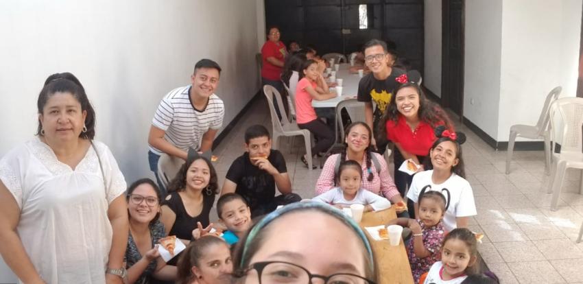 Visita a hogar de niños