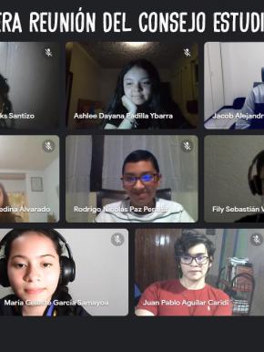 Primera reunión del Consejo Estudiantil