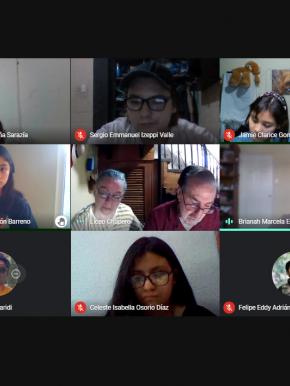 Reunión de Consejo Estudiantil, abril