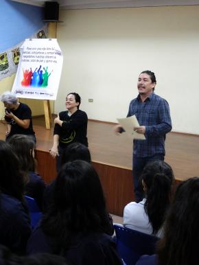 Cierre del Taller contra la violencia, La Cuerda