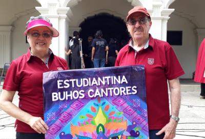 Presentación de la Estudiantina del Colegio en la Antigua