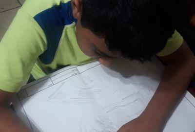 Expo de dibujo, Primaria