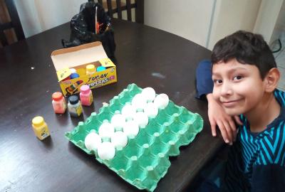 Expo de manualidades, Primaria