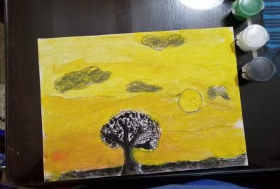 Expo de pinturas, Primaria