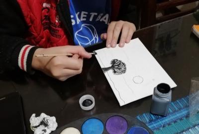 Expo de pinturas, Primaria