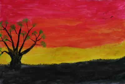 Expo de pinturas, Primaria
