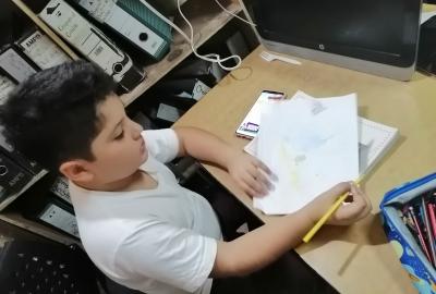 Expo de dibujo, Primaria