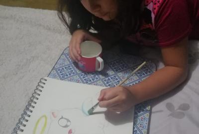 Expo de dibujo, Primaria