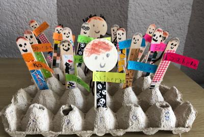 Expo de manualidades, Primaria