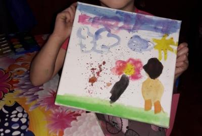 Expo de pinturas, Primaria