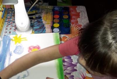 Expo de pinturas, Primaria