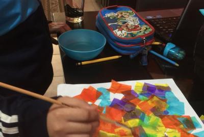 Expo de dibujo, Primaria