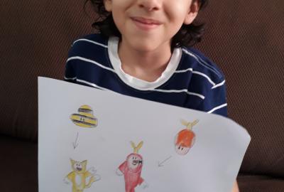 Expo de dibujo, Primaria