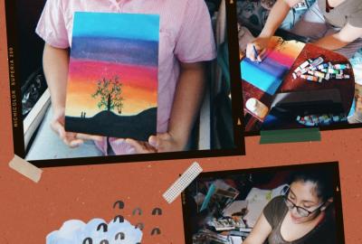Expo de pinturas, Primaria