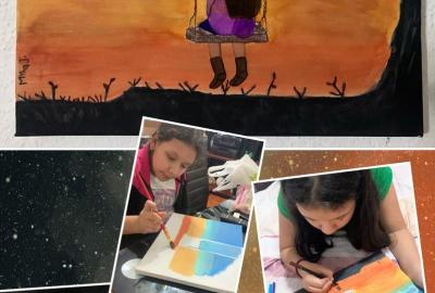 Expo de pinturas, Primaria