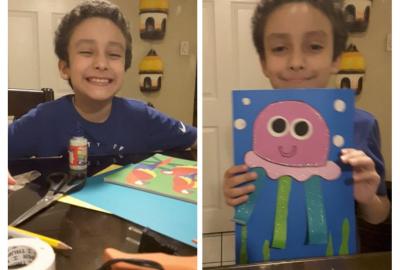Expo de manualidades, Primaria