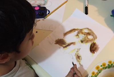 Expo de pinturas, Primaria