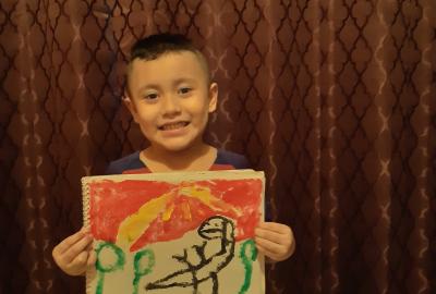 Expo de pinturas, Primaria