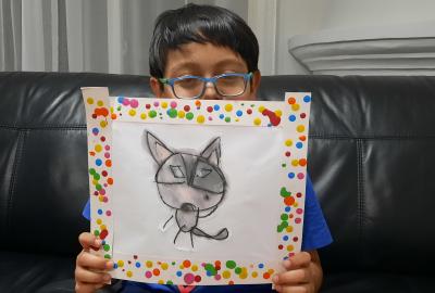 Expo de dibujo, Primaria