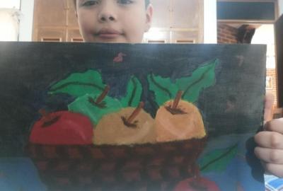 Expo de pinturas, Primaria