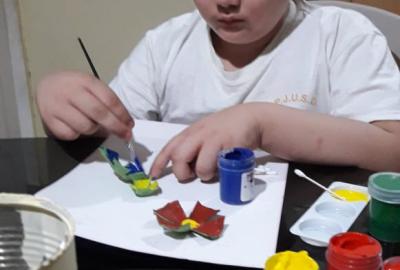 Expo de manualidades, Primaria